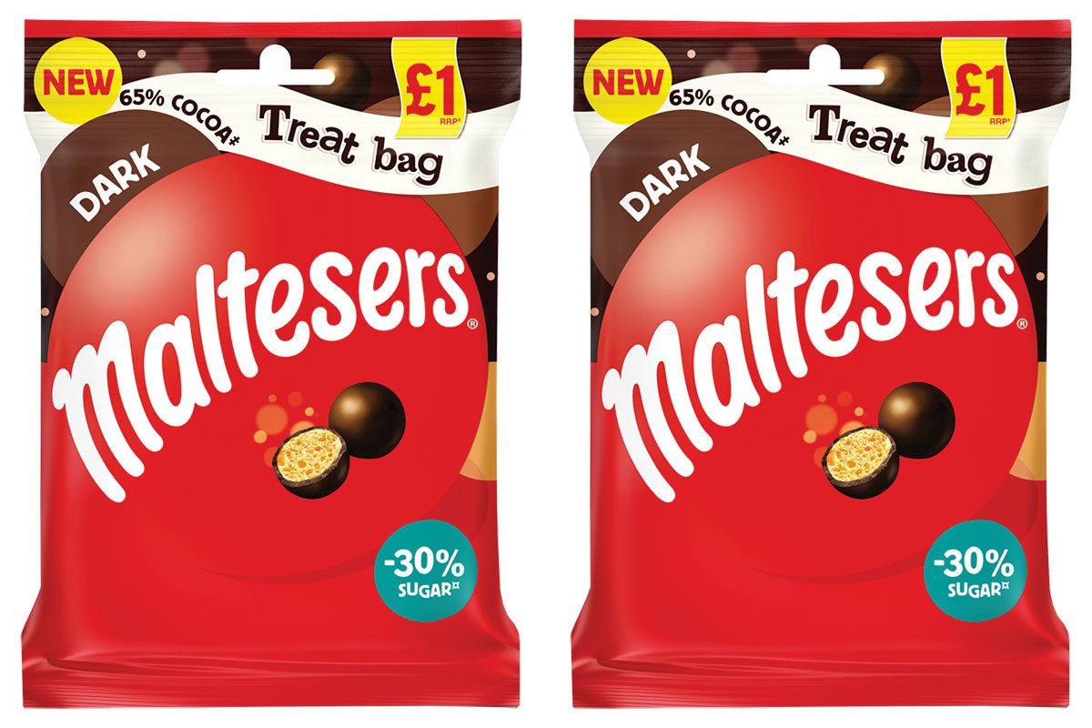 Dark Malteser treat bag