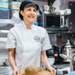 Financial backing for bakery Clootie McTootie bakery founder MIchelle Maddox in the kitchen