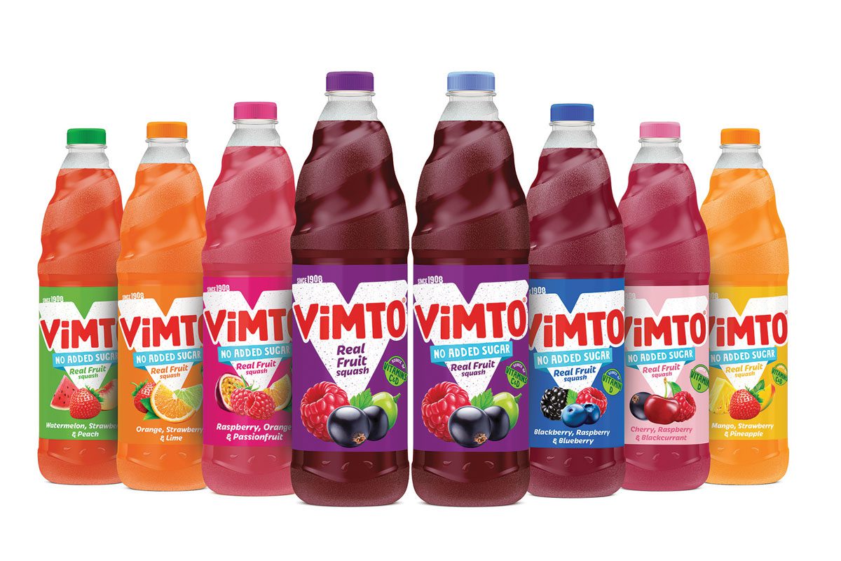 Vimto bottles