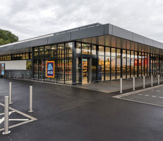 Aldi breaks into top four Aldi store front