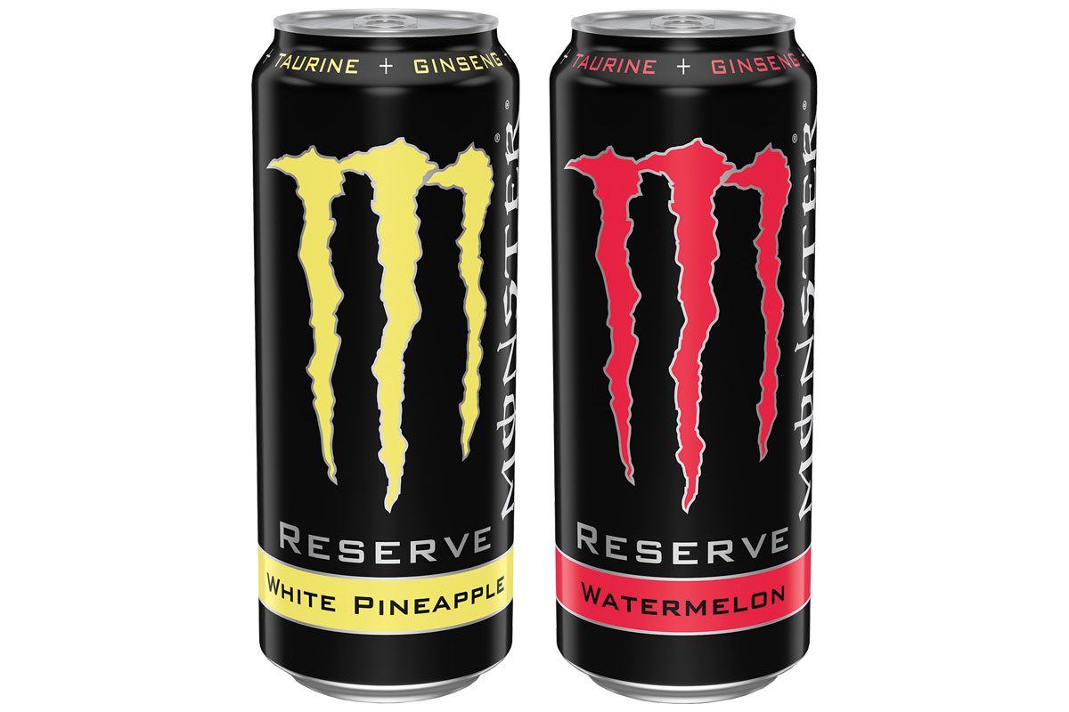 Monster energy cans