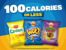 Back on television Walkers crisps under 100 calories
