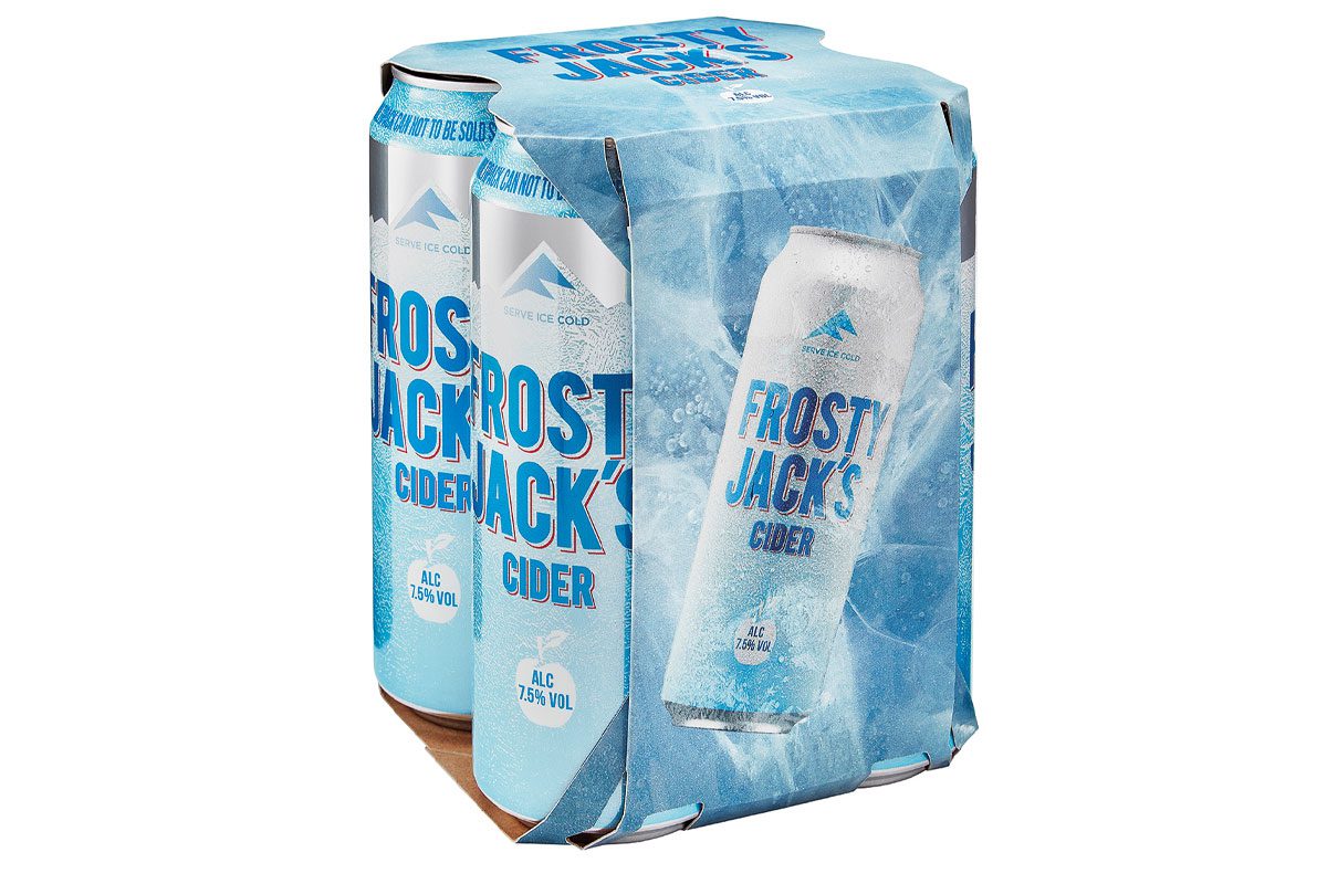 Frosty Jacks cans