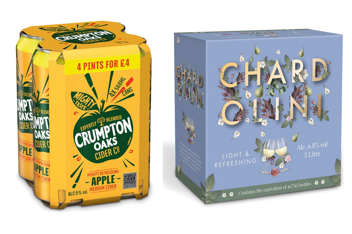 boxes of cider