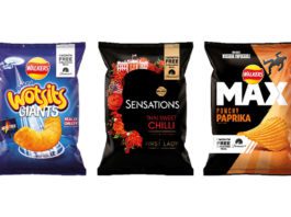 Cinematic snacks bags of crisps