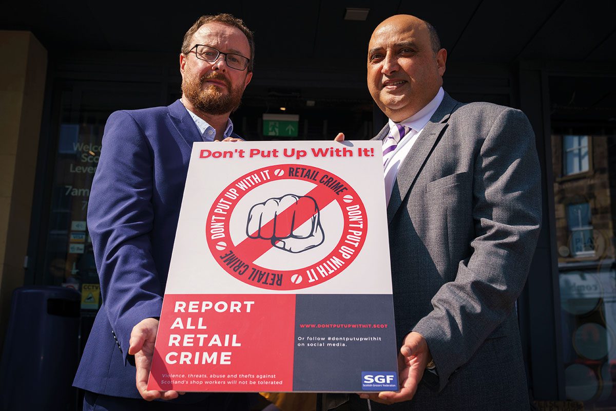 SGF chief executive Pete Cheema (right) blasted the activities of criminals.