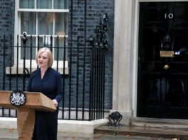 Energy price cap for businesses announced Photograph of Liz Truss speaking outside of no 10 downing street