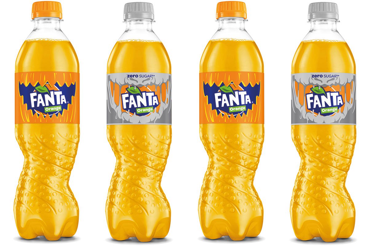 bottles of Fanta