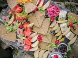 Islands of inspiration Oatcakes platter