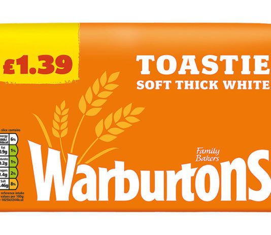 New pack signals value Warburtons loaf of bread