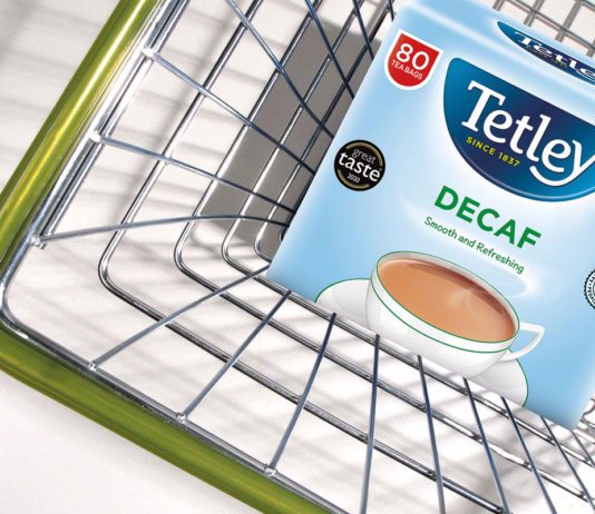React to new trends in tea Tetley tea in a basket