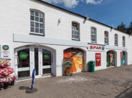 Partnership is too good outside of a spar shop building