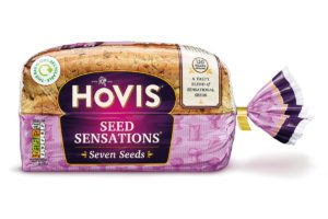 A Hovis seed sensation bar in packaging