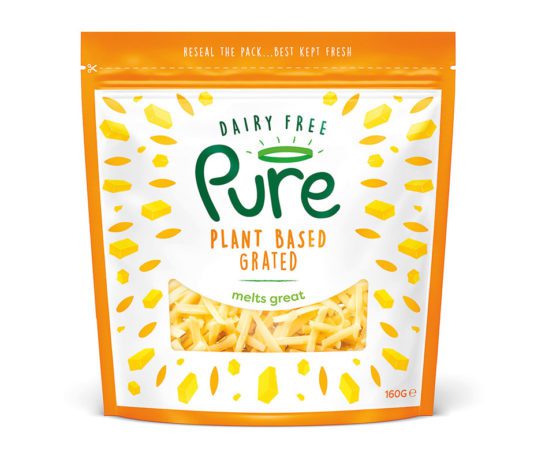 Alternative choices for the display Pure vegan cheese