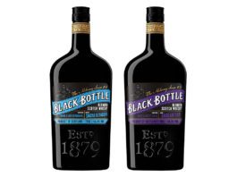 Experiment expressions from Black Bottle Two bottles of black bottle blended whiskey