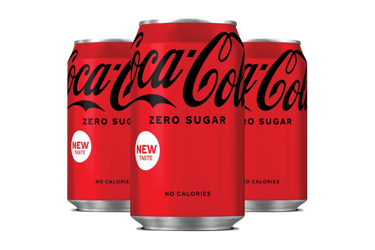 Coca cola zero sugar cans