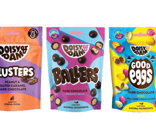 Nurture Brands takes the natural approach packets of doisy and dam vegan sweets