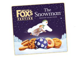 Boxing clever with biscuits fox's biscuits snowman tin