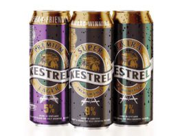 Kestrel flies the flag for St Andrews Day A selection of Kestrel been cans