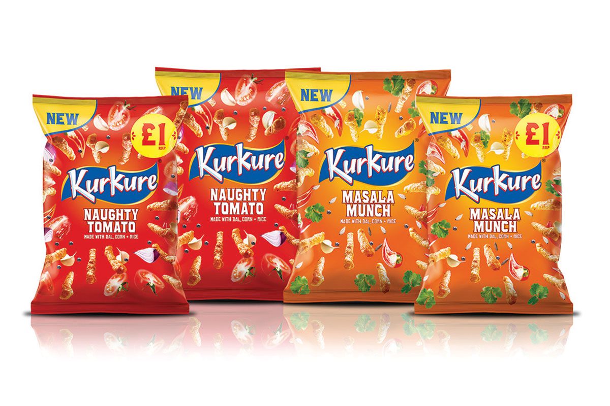 4 Packets of Kurkure Snacks