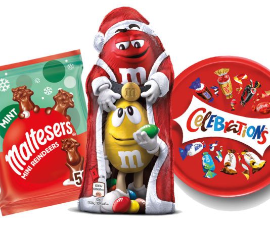 Chocolate gifts all wrapped up for Mars Wrigley selection of mars Wrigley festive chocolate