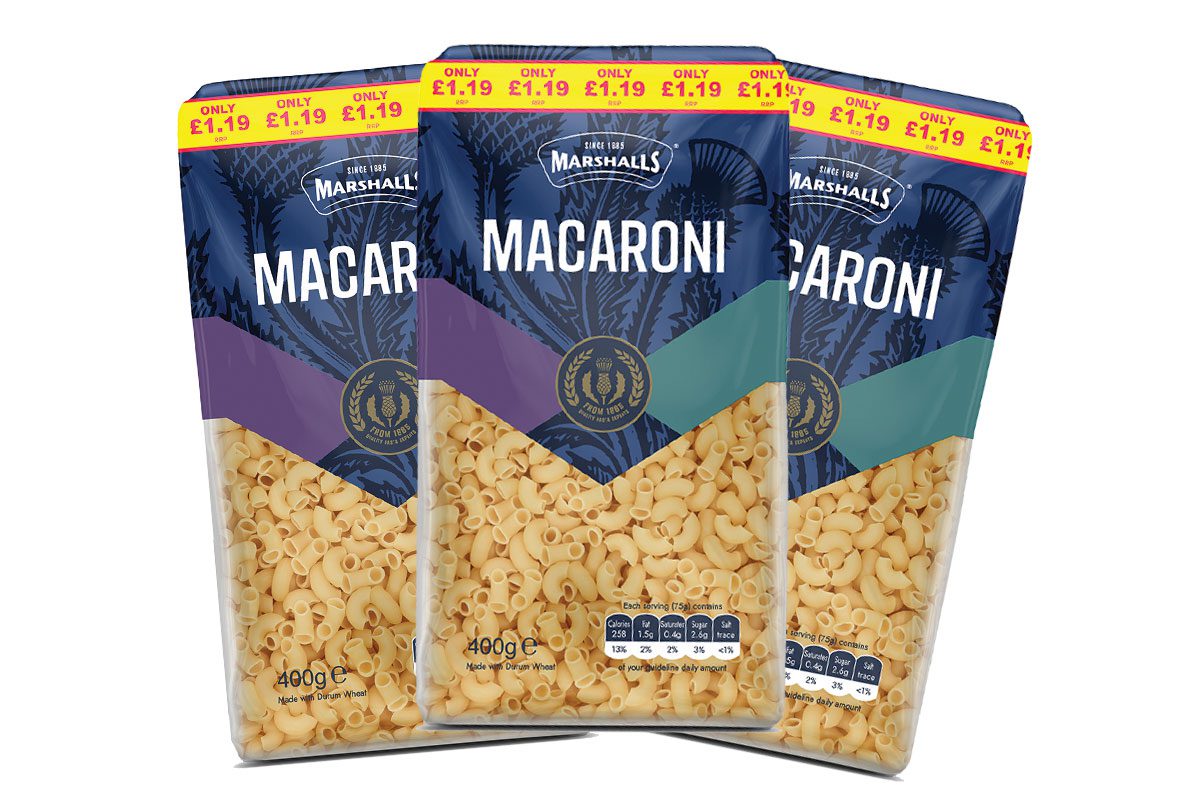 packets of marshalls macaroni pasta