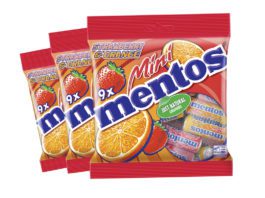 More minis to go for Mentos and Smint packets of mentos mini sweets