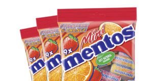 packets of mentos mini sweets