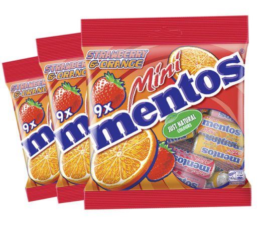 More minis to go for Mentos and Smint packets of mentos mini sweets