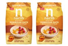 Bags of Nairns gluten free porridge oats