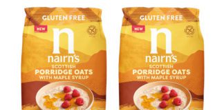 Bags of Nairns gluten free porridge oats