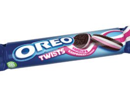 Oreo launch aims to bring families into the store a packet of oreo raspberry twist biscuits