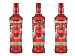 New flavour drop for Smirnoff with cherry varient Bottles of smirnoff cherry drop flavoured vodka