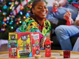 Candy comeback for VK mixed pack young people drink bottles from a VKfestive mixed pack