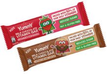 Yummy chocolate vitamin bar