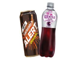Shoppers continue to seek out healthy drink options A can of lucozade alert and ribena sparkling zero