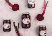 Jars of baxters beetroot products
