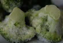 Frozen brocolli florrets