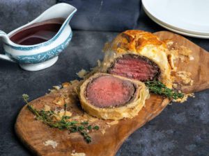 Picture of a venison wellington