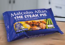Malcolm allan steak pie in packaging