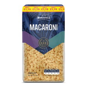 marshalls macaroni in price marked packaging