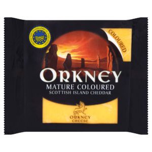 Packet of orkney cheddar