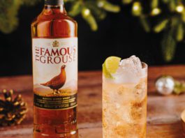Scotland’s Top Alcohol Brands: No.2 The Famous Grouse a bottle of the famous grouse whisky with a whisky cocktail