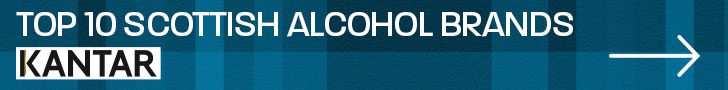 Tartan banner reading the top10 scottish alcohol brands