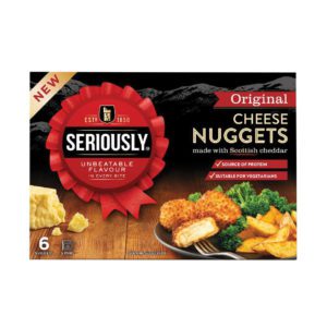 Packet of Seriously Cheddar nuggets