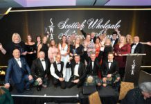 The winners having a ball at the 2022 Scottish Wholesale Achievers Awards.