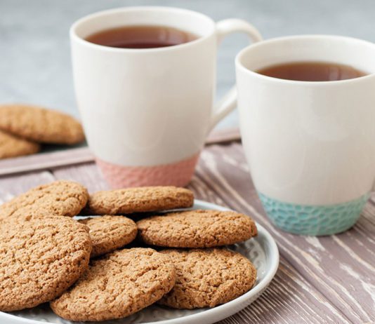Biscuits for the saucers tea and biscuits