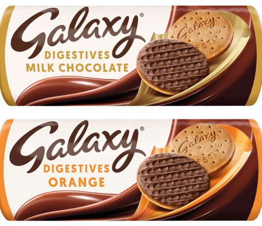 Branching out into biscuits Galaxy chocolate biscuits