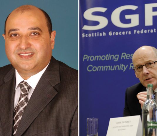 Call for action on rates relief Pete Cheema and John Swinney.