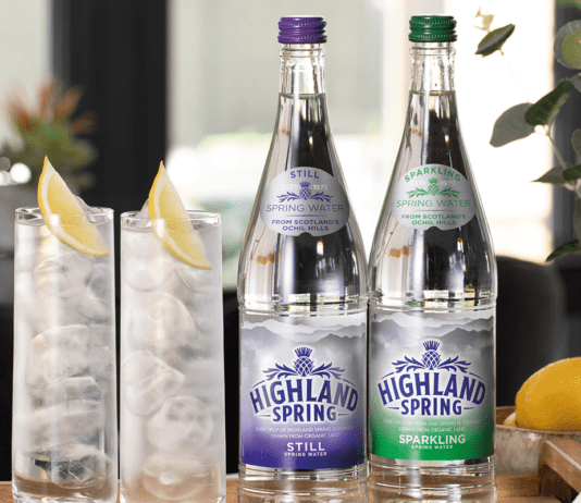 Good for sales, good for planet Highland Spring water